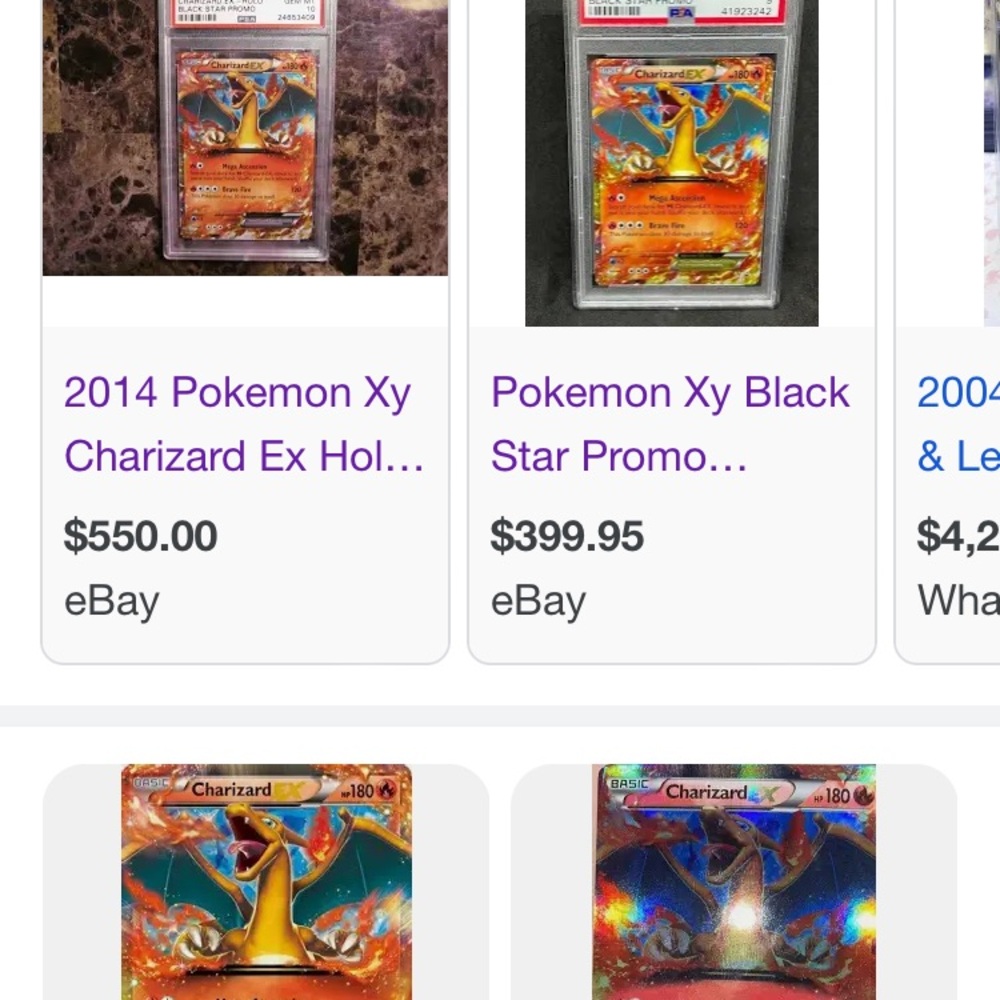 Collectors Pokémon card